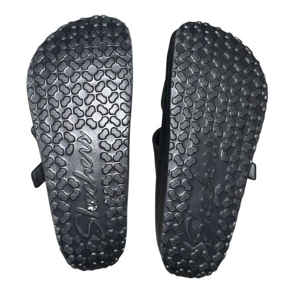 Skechers Women's Foamies Arch Fit Cali Breeze Gold Star Sandals Black 5M EUC - Picture 9 of 9